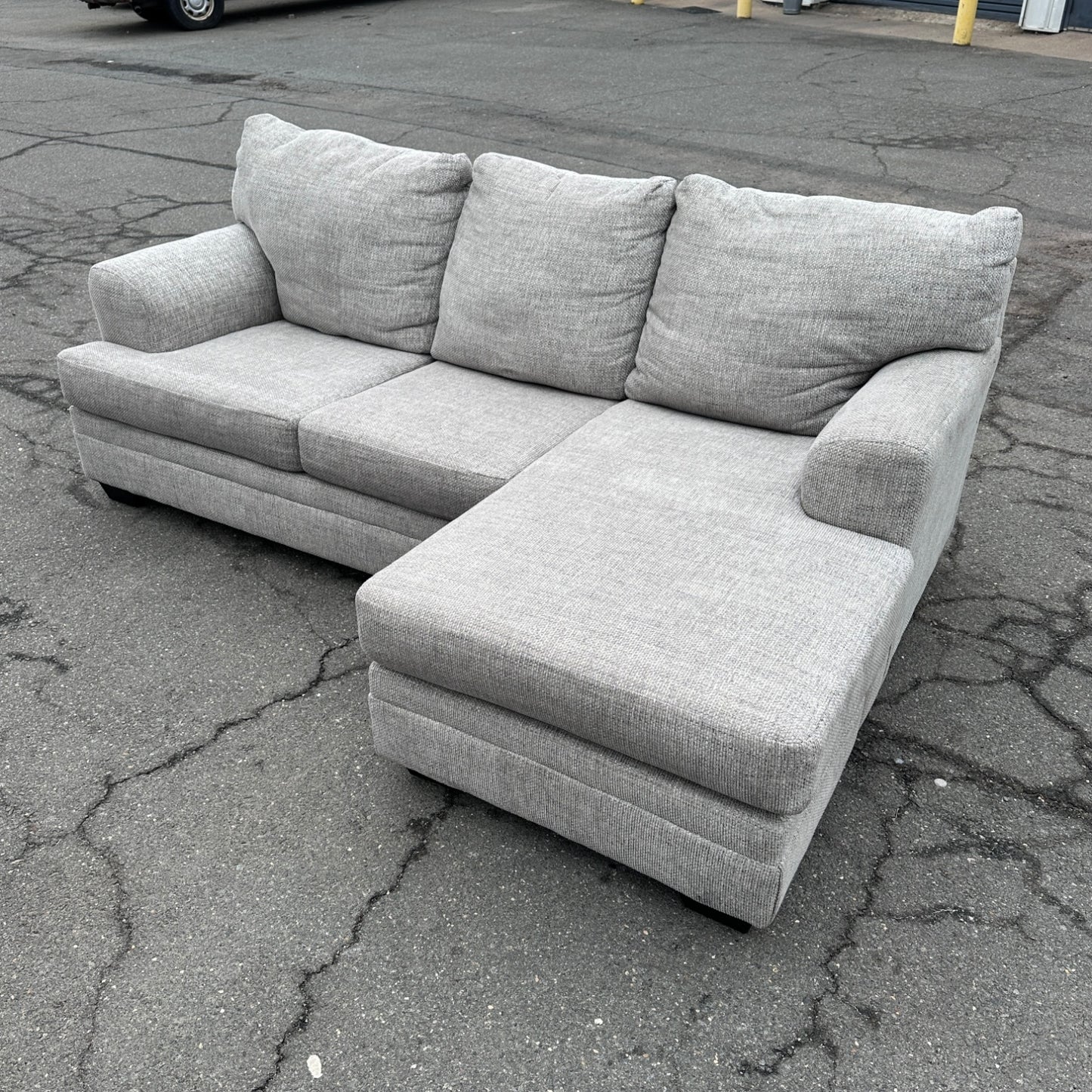 Grey 2-Piece Reversible Sectional