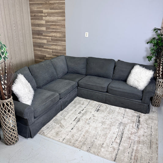 Grey L Shaped Sectional