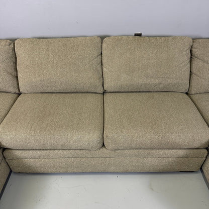 Oatmeal Double Chaise Sectional