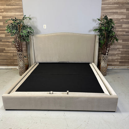 (Customer Return) Saatva Minori Storage Bed, King
