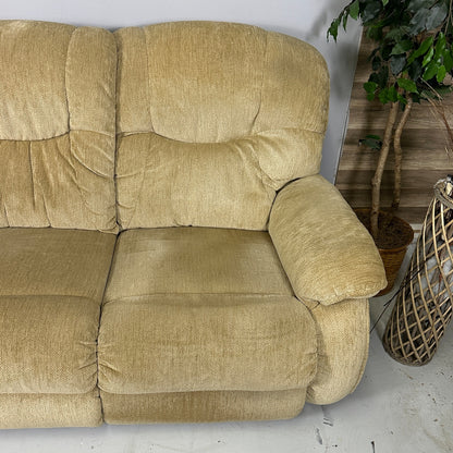 LA-Z-BOY Brown 3-Seater Manual Recliner