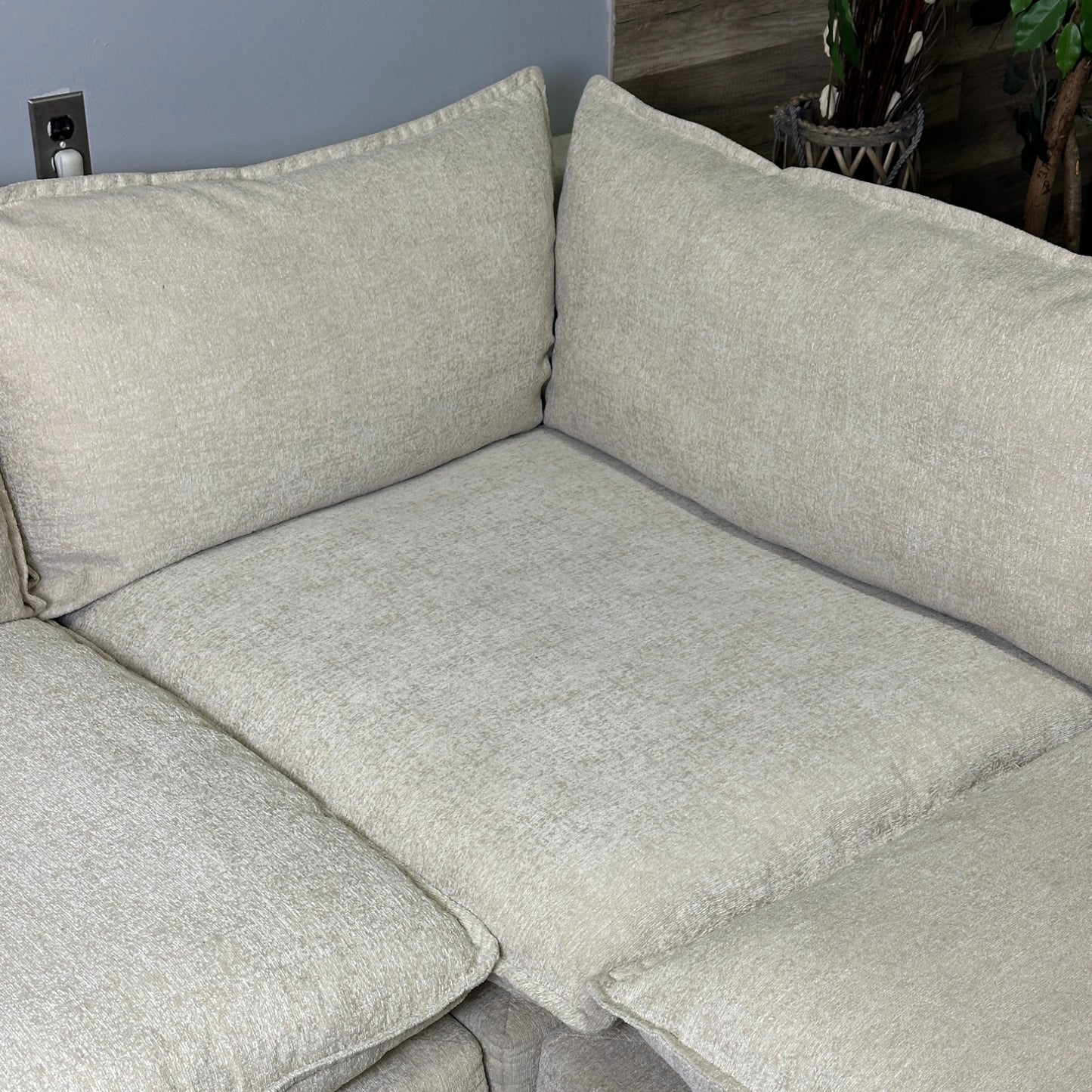 Albany Park Beige "Kova" Corner Sectional