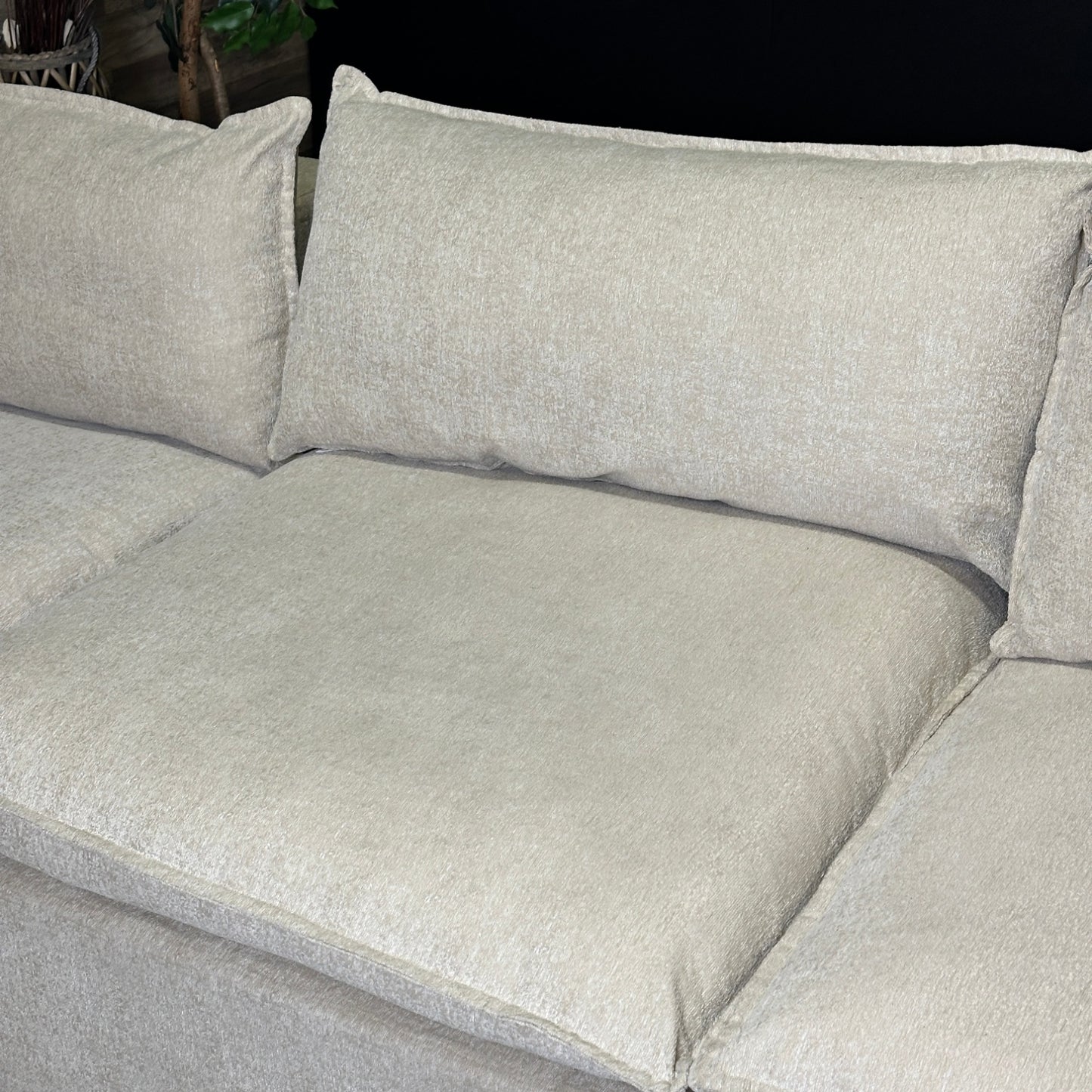 Albany Park Beige "Kova" Corner Sectional