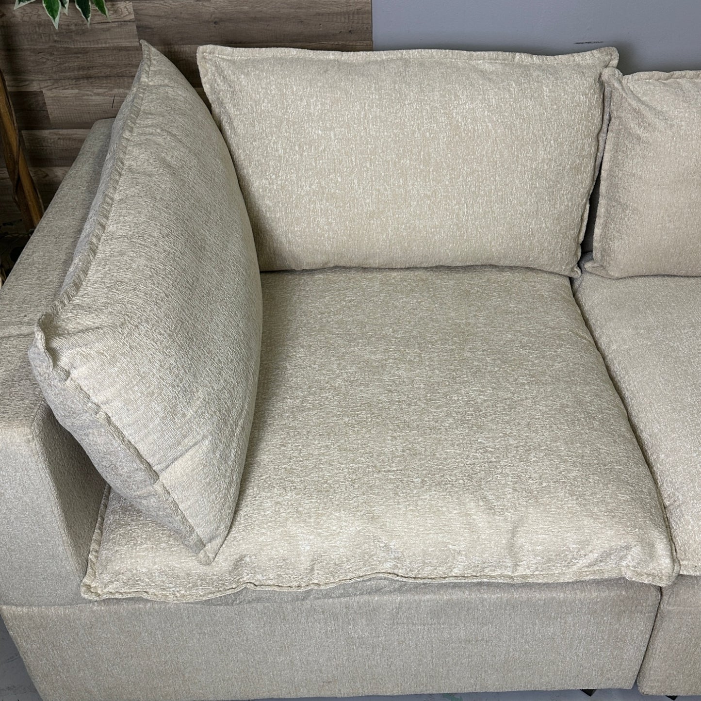 Albany Park Beige "Kova" Corner Sectional