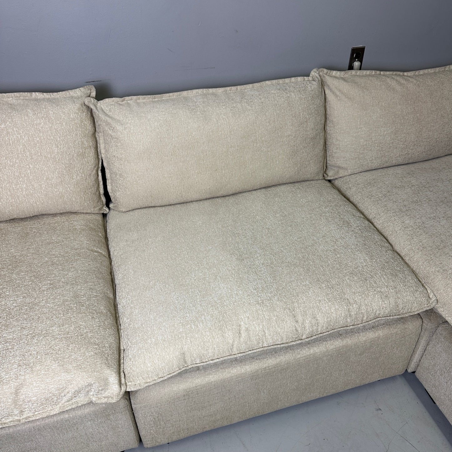 Albany Park Beige "Kova" Corner Sectional