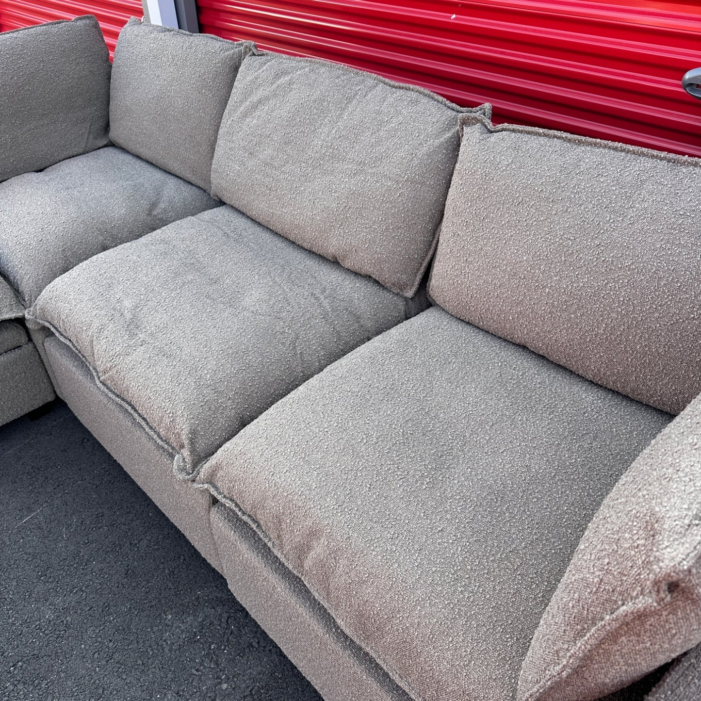 Brown Albany Park "Kova" With Storage Ottoman