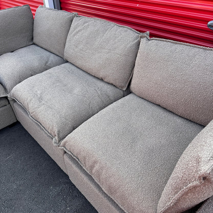 Brown Albany Park "Kova" With Storage Ottoman