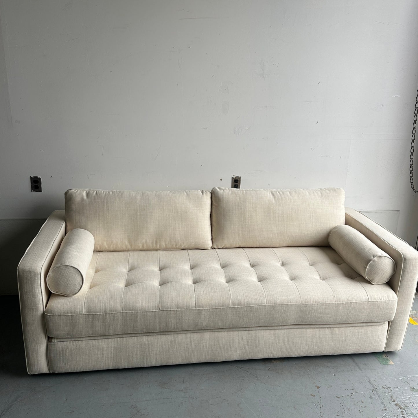 Article Sven Biscuit Cream Sofa Bed