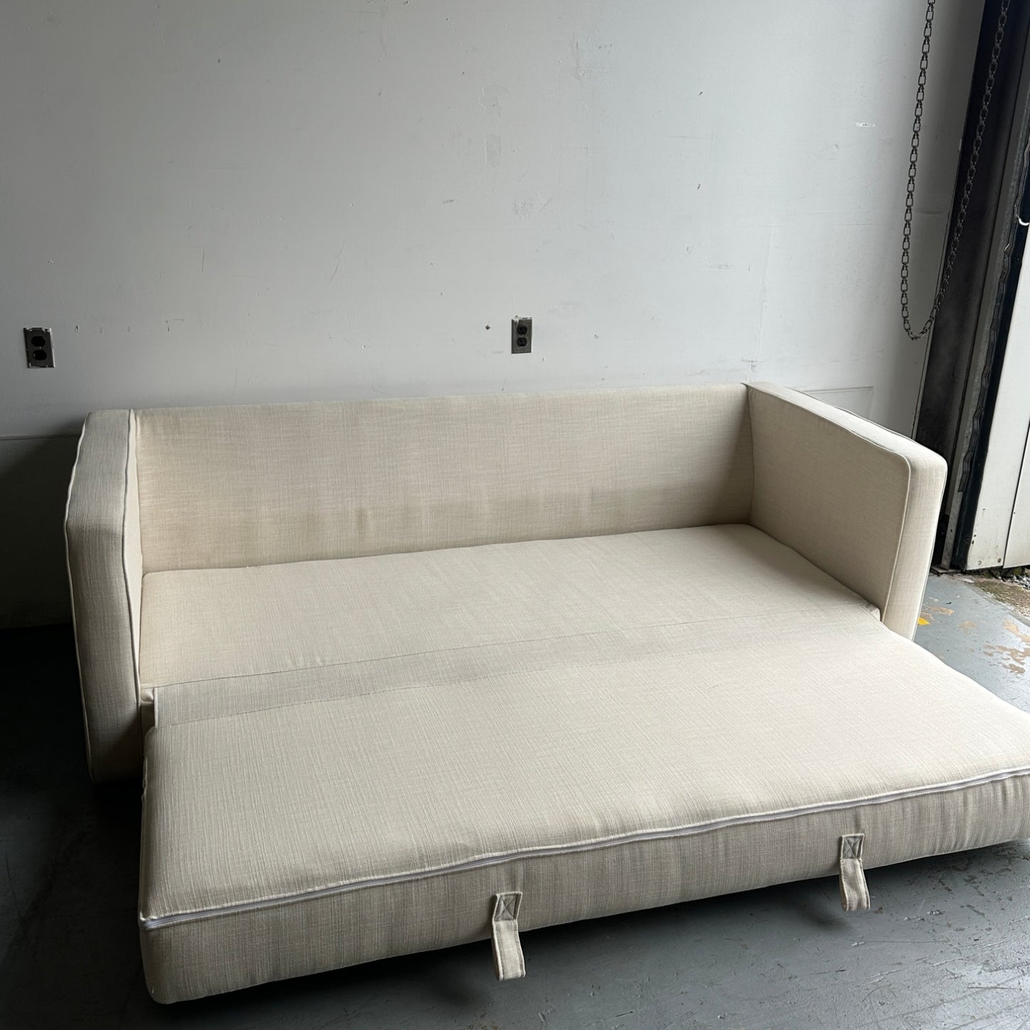 Article Sven Biscuit Cream Sofa Bed