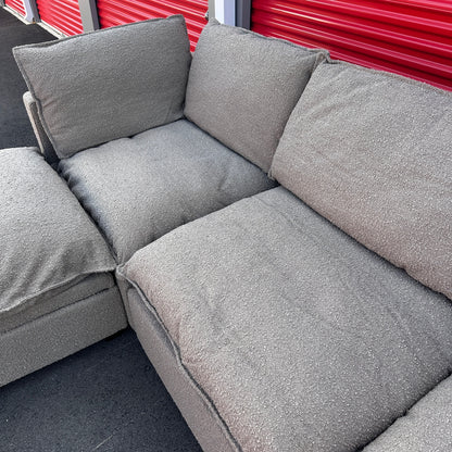 Brown Albany Park "Kova" With Storage Ottoman