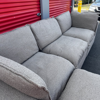 Brown Albany Park "Kova" With Storage Ottoman