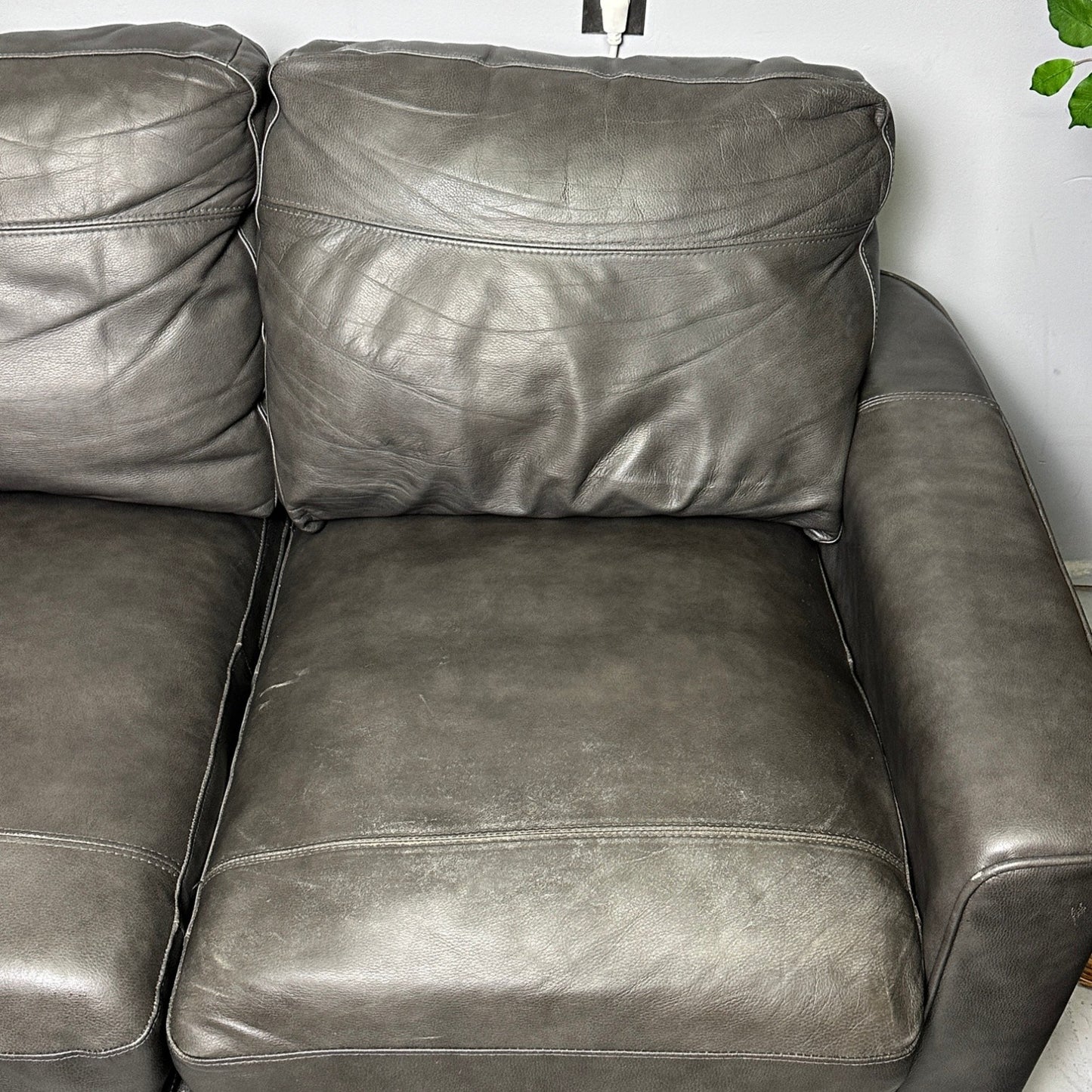 Leather Sofa & Loveseat Set