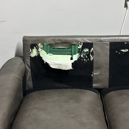 Leather Sofa & Loveseat Set