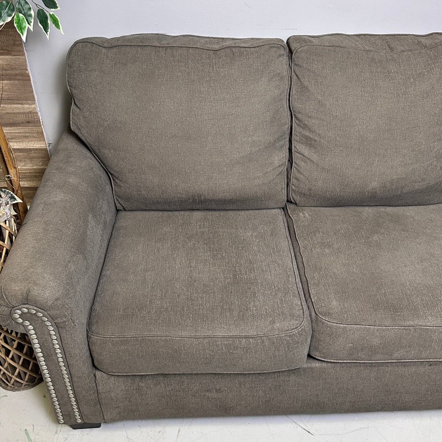 Grey 3 Seater Sofa & Loveseat