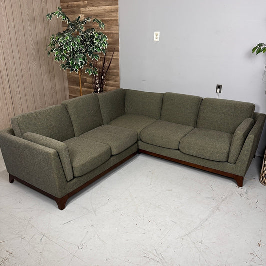 Ceni Hemlock Green Corner Sectional