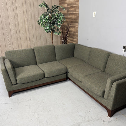 Ceni Hemlock Green Corner Sectional