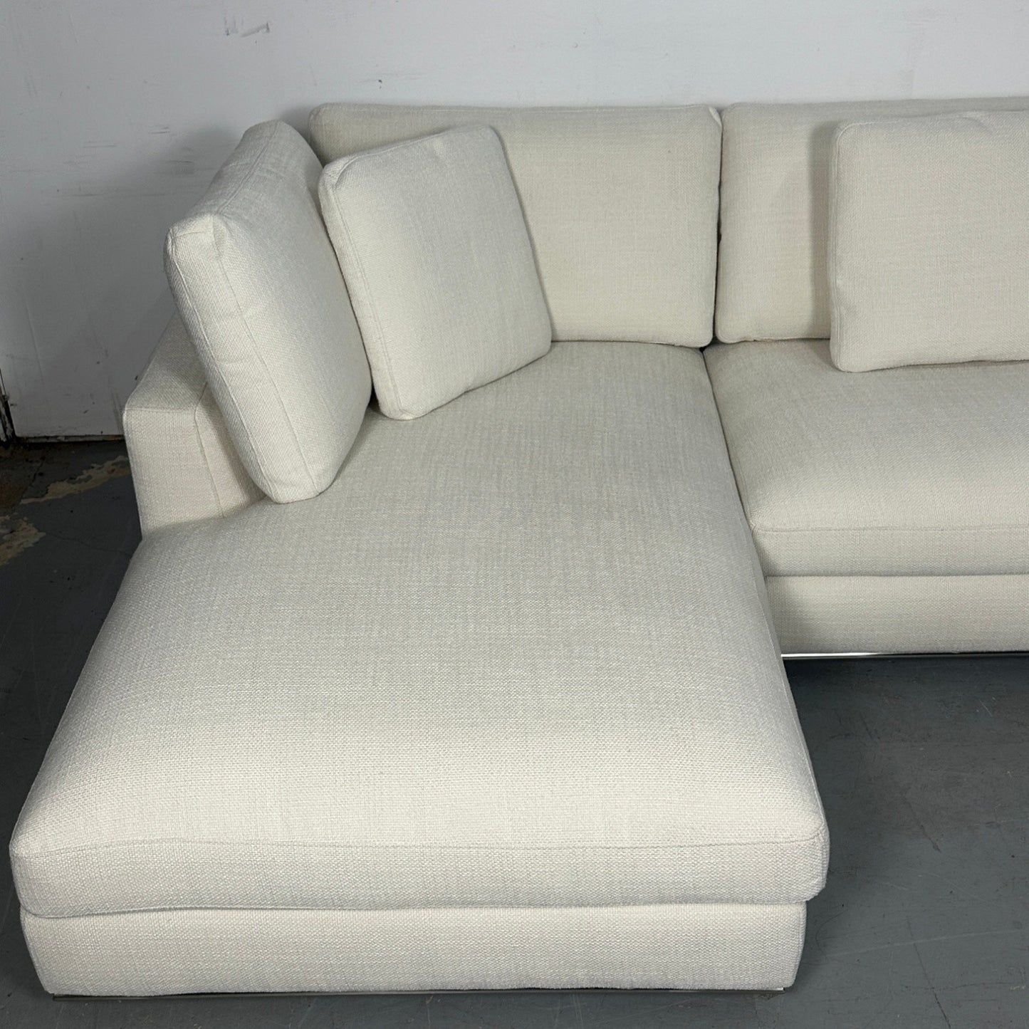Castlery Hamilton Chaise Sectional (Performance Brilliant White)