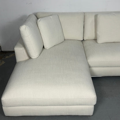 Castlery Hamilton Chaise Sectional (Performance Brilliant White)