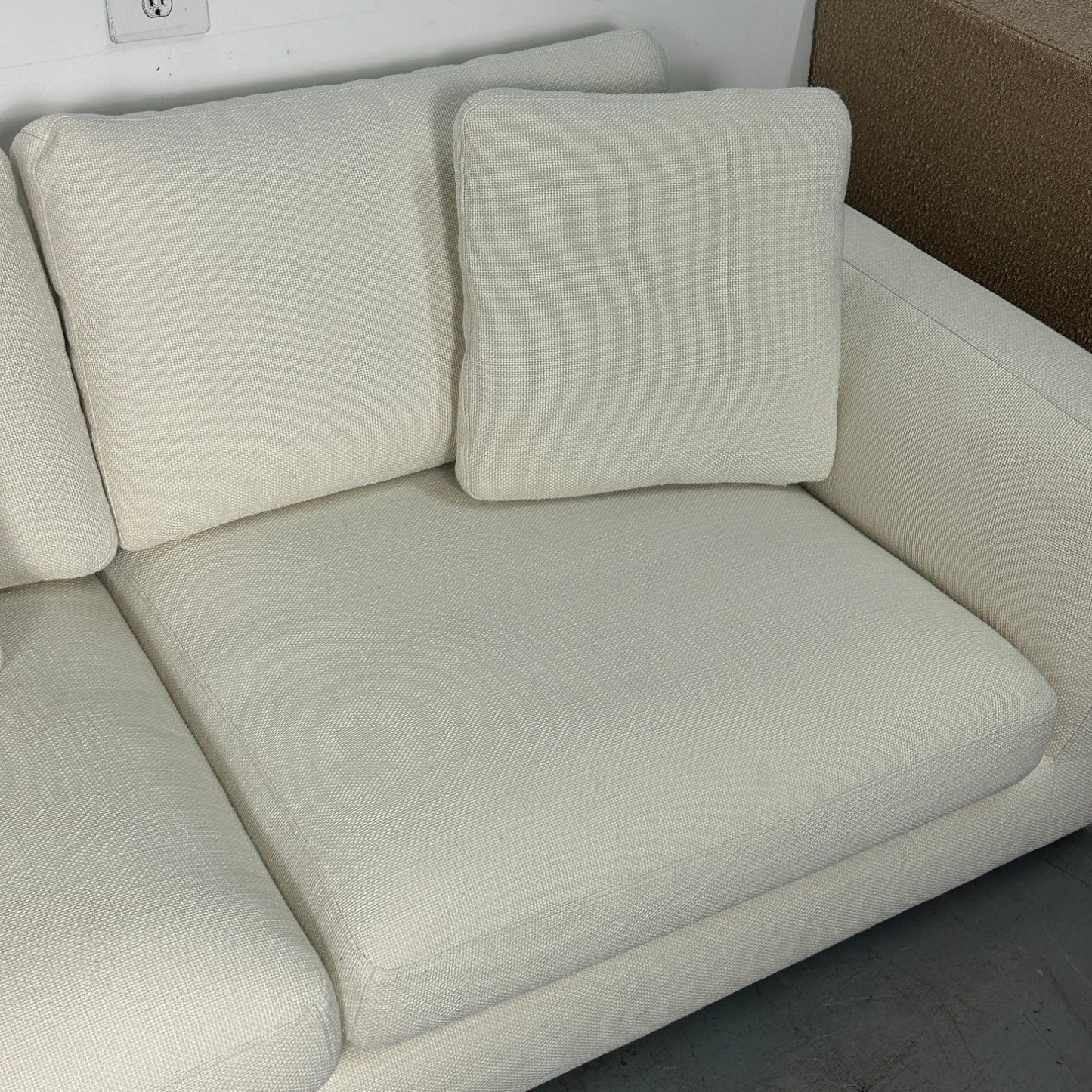 Castlery Hamilton Chaise Sectional (Performance Brilliant White)