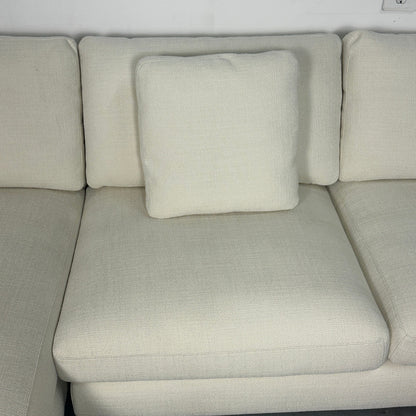 Castlery Hamilton Chaise Sectional (Performance Brilliant White)