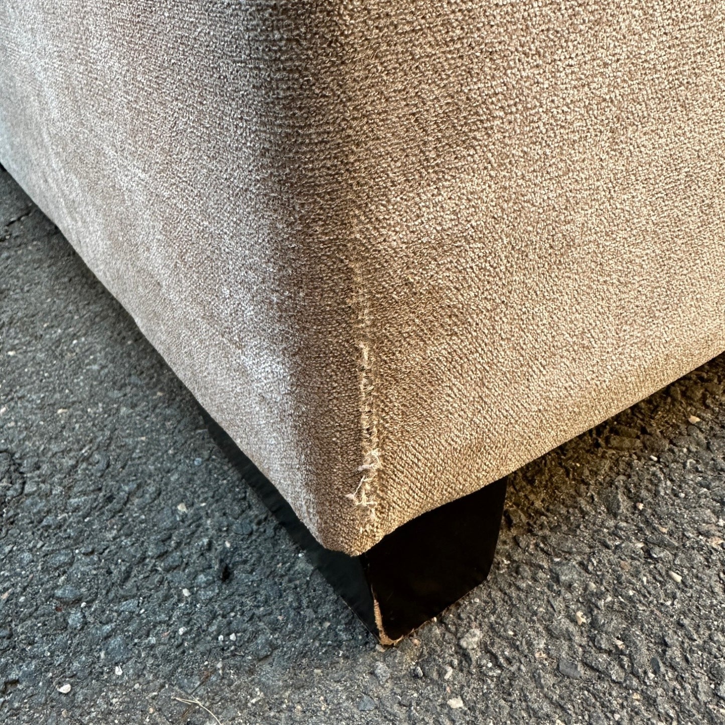 Grey L-Shaped Sectional with Pull-Out Bed