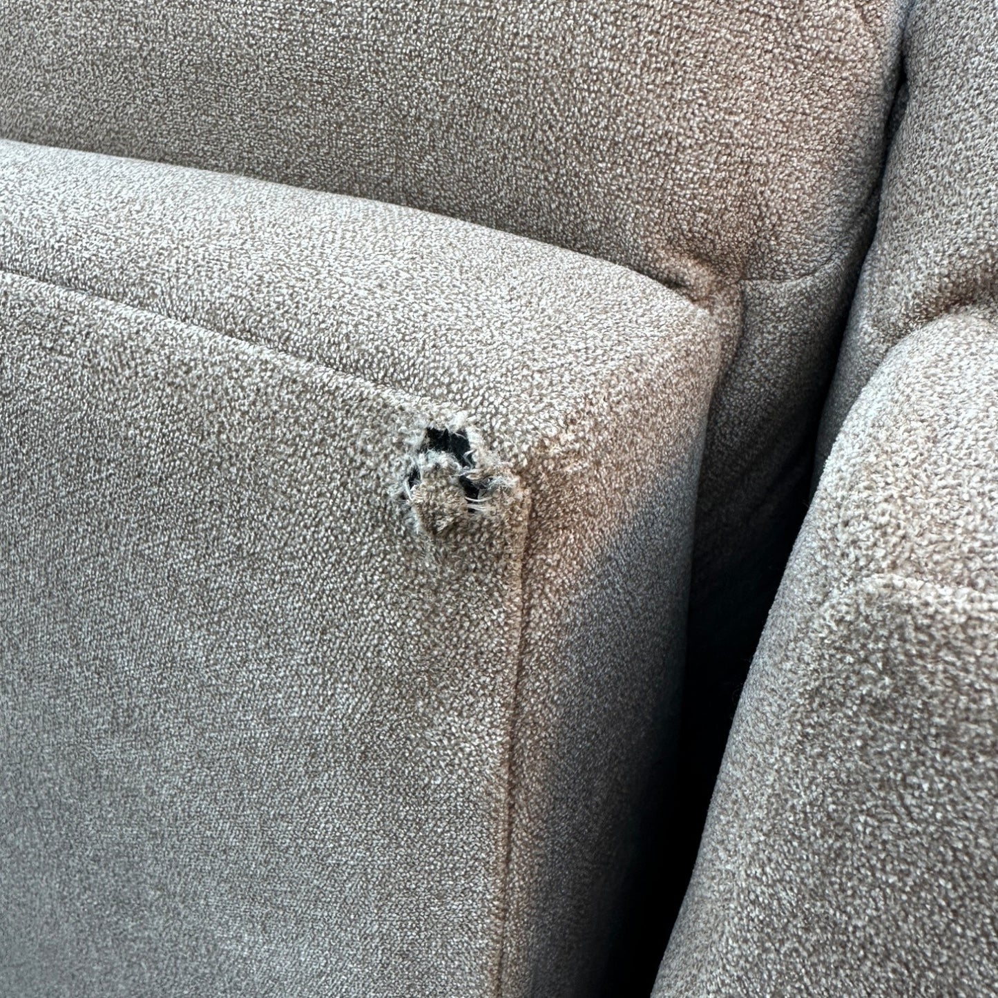 Grey L-Shaped Sectional with Pull-Out Bed