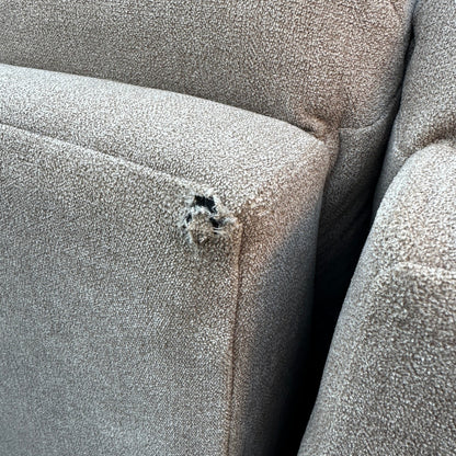 Grey L-Shaped Sectional with Pull-Out Bed