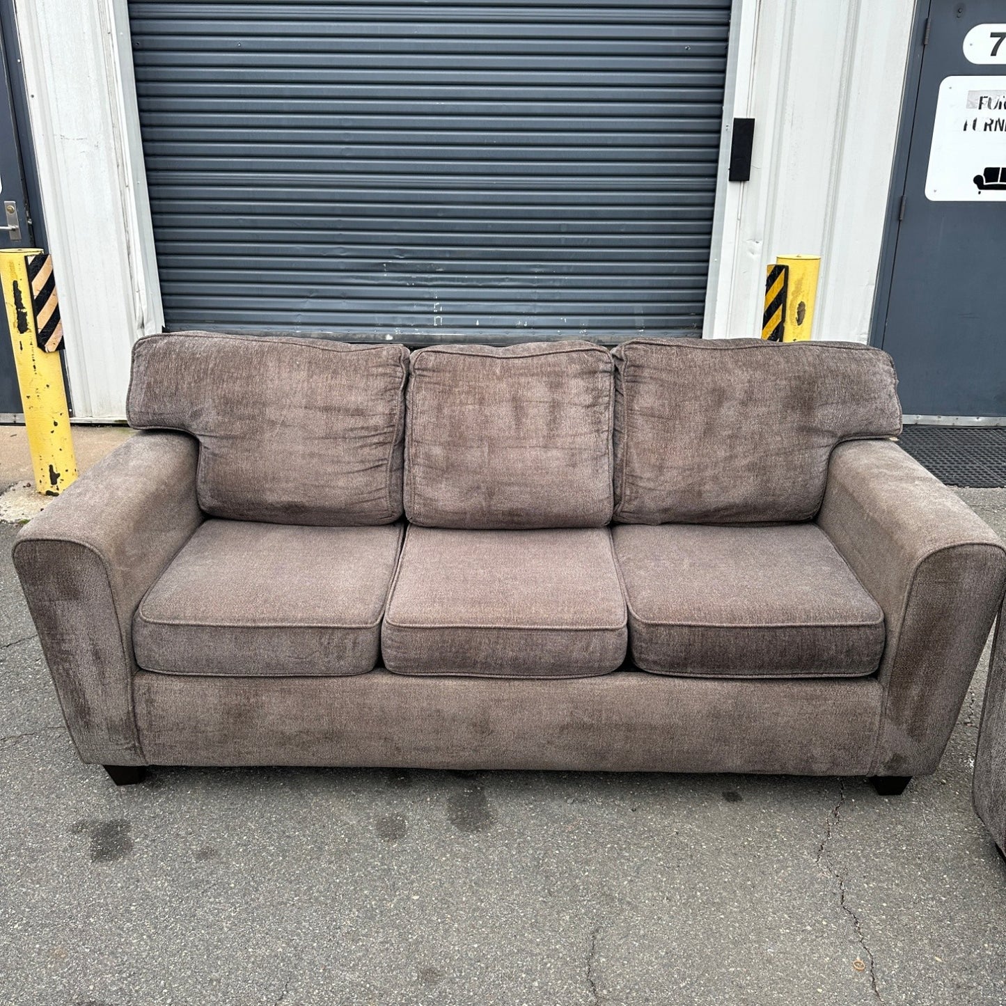 Brown Sofa & Loveseat Set