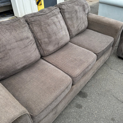 Brown Sofa & Loveseat Set