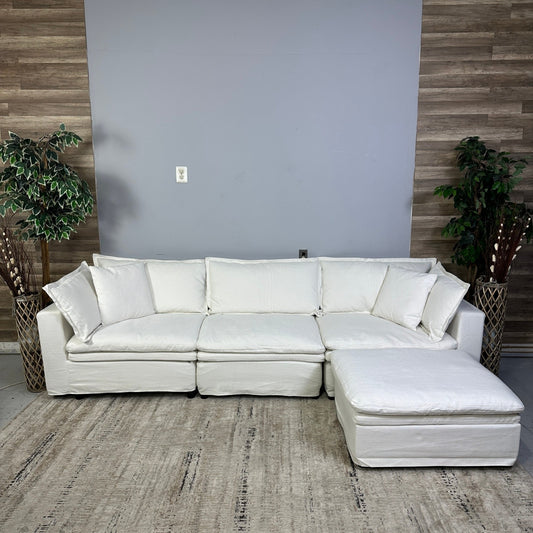 White Cloud Couch Modular Sectional