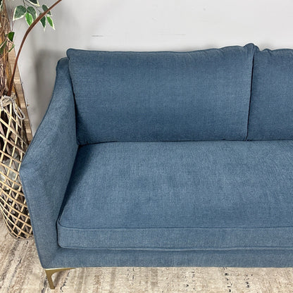 Interior Define Caitlin by The Everygirl Blue Sofa
