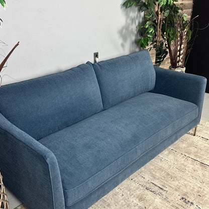 Interior Define Caitlin by The Everygirl Blue Sofa