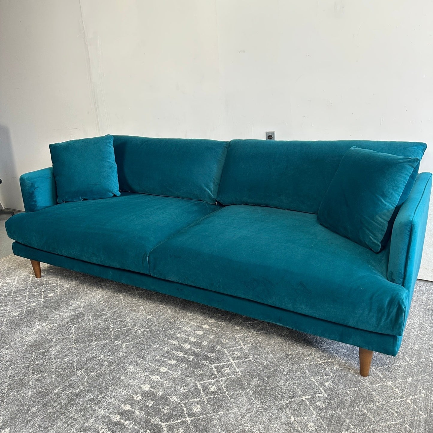 Joybird Blue Lewis Grand Sofa