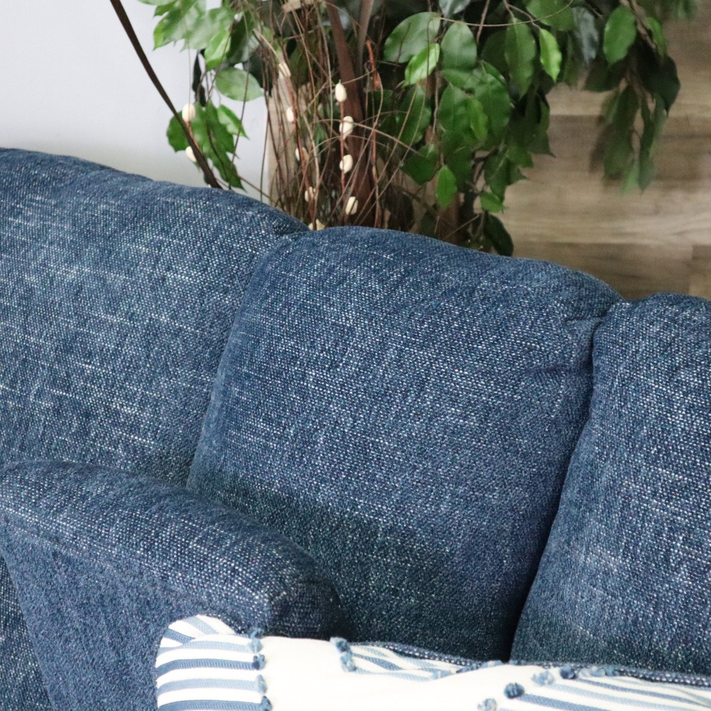 Blue 7-Piece Recliner Sectional From Ashleys