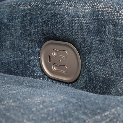 Blue 7-Piece Recliner Sectional From Ashleys