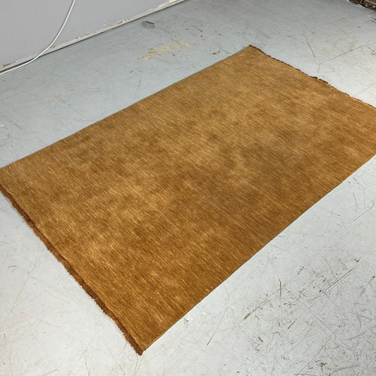 Caramel 5"x8" Wool Area Rug "Cora" From Castlery