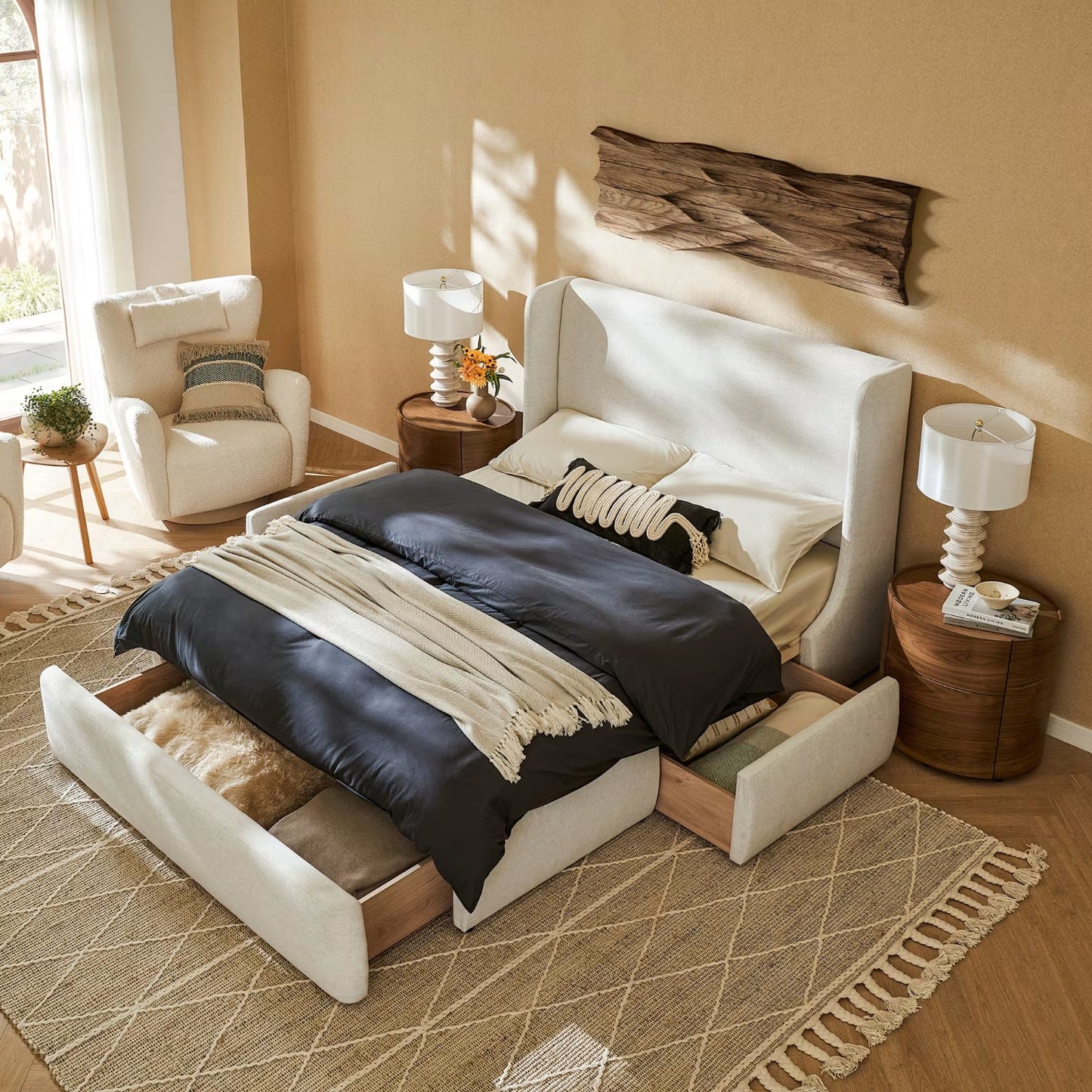 Castlery Dalton Storage Bed (NEW)!