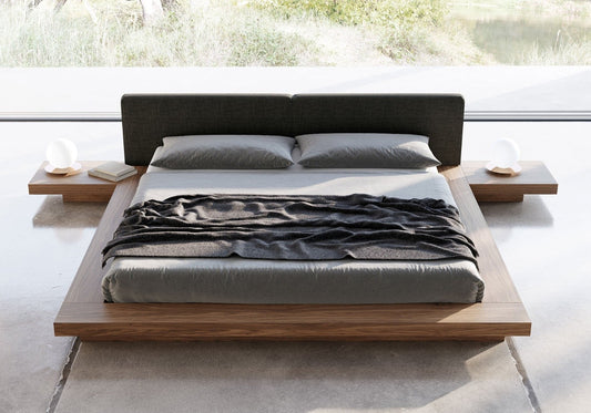 Modloft Grey Worth Japandi King Bed