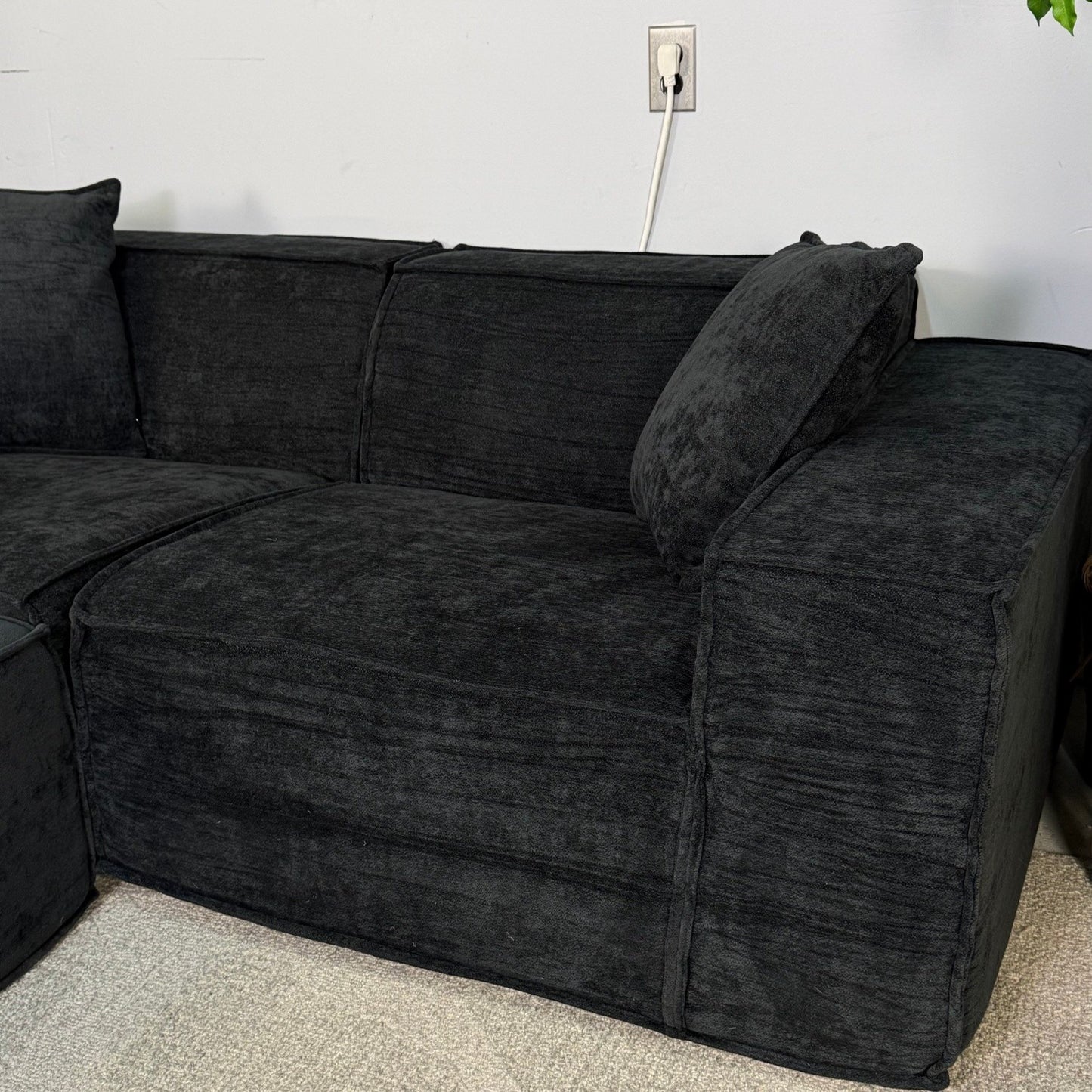 Black Rove Labs M1 Sofa Loveseat With Ottoman