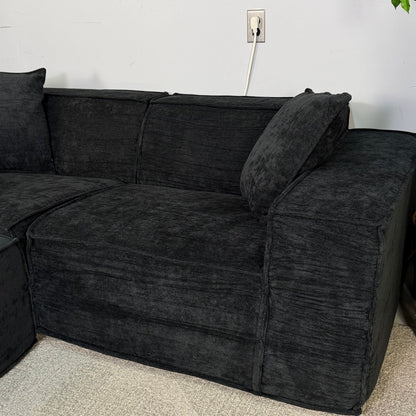 Black Rove Labs M1 Sofa Loveseat With Ottoman