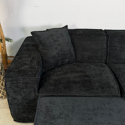 Black Rove Labs M1 Sofa Loveseat With Ottoman
