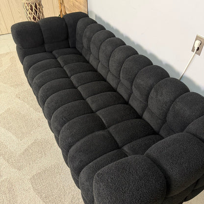 Black Bubble Modern Sofa