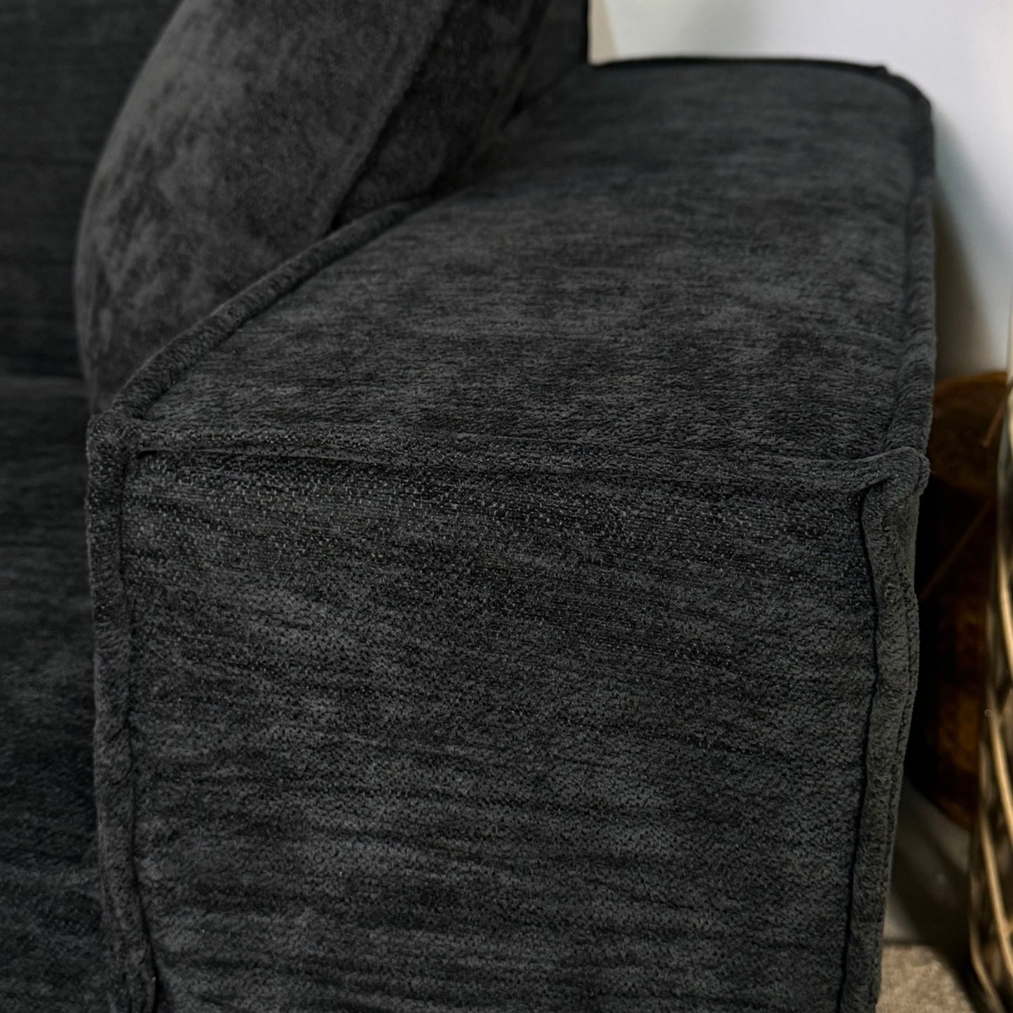 Black Rove Labs M1 Sofa Loveseat With Ottoman