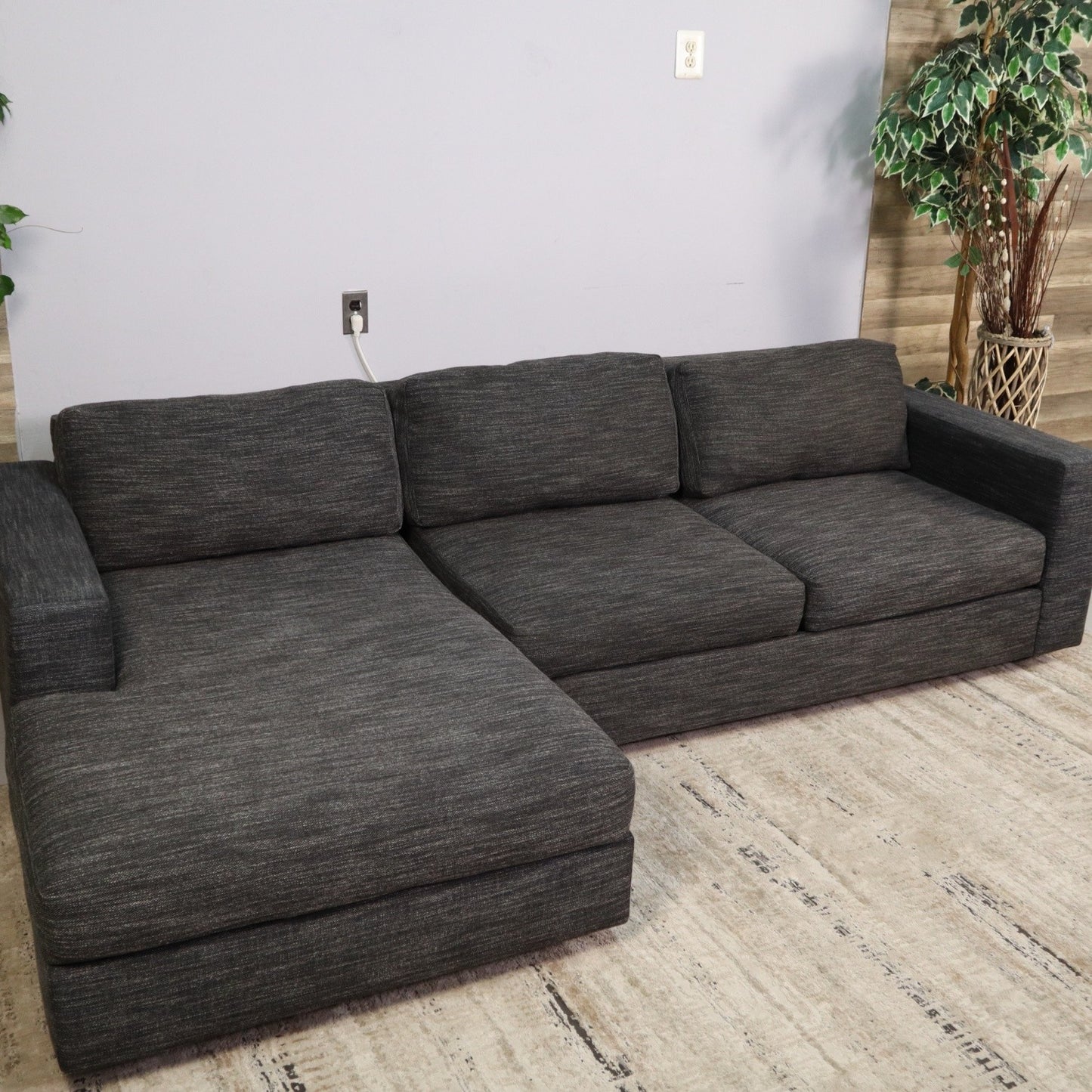 Grey West Elm Urban Sectional