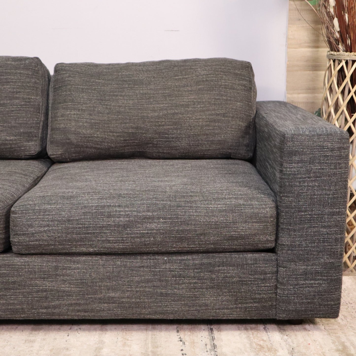 Grey West Elm Urban Sectional