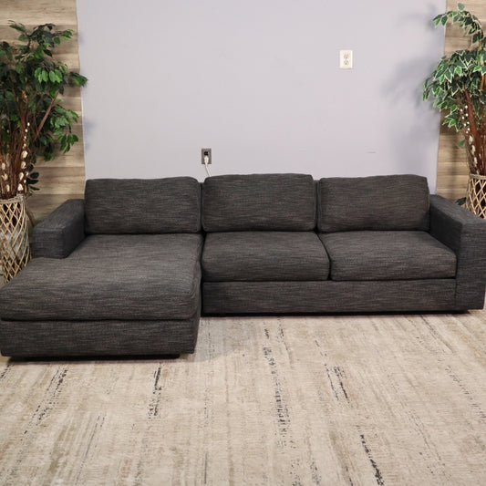 Grey West Elm Urban Sectional