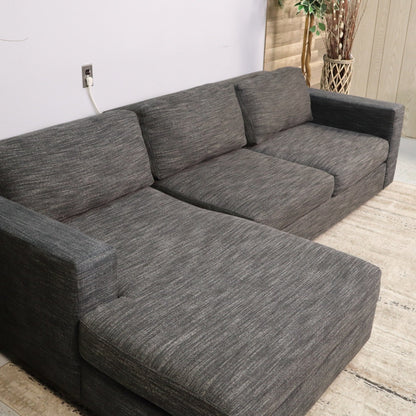 Grey West Elm Urban Sectional