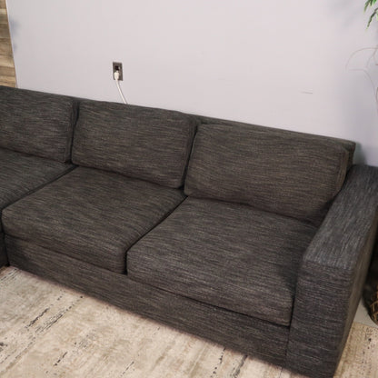 Grey West Elm Urban Sectional