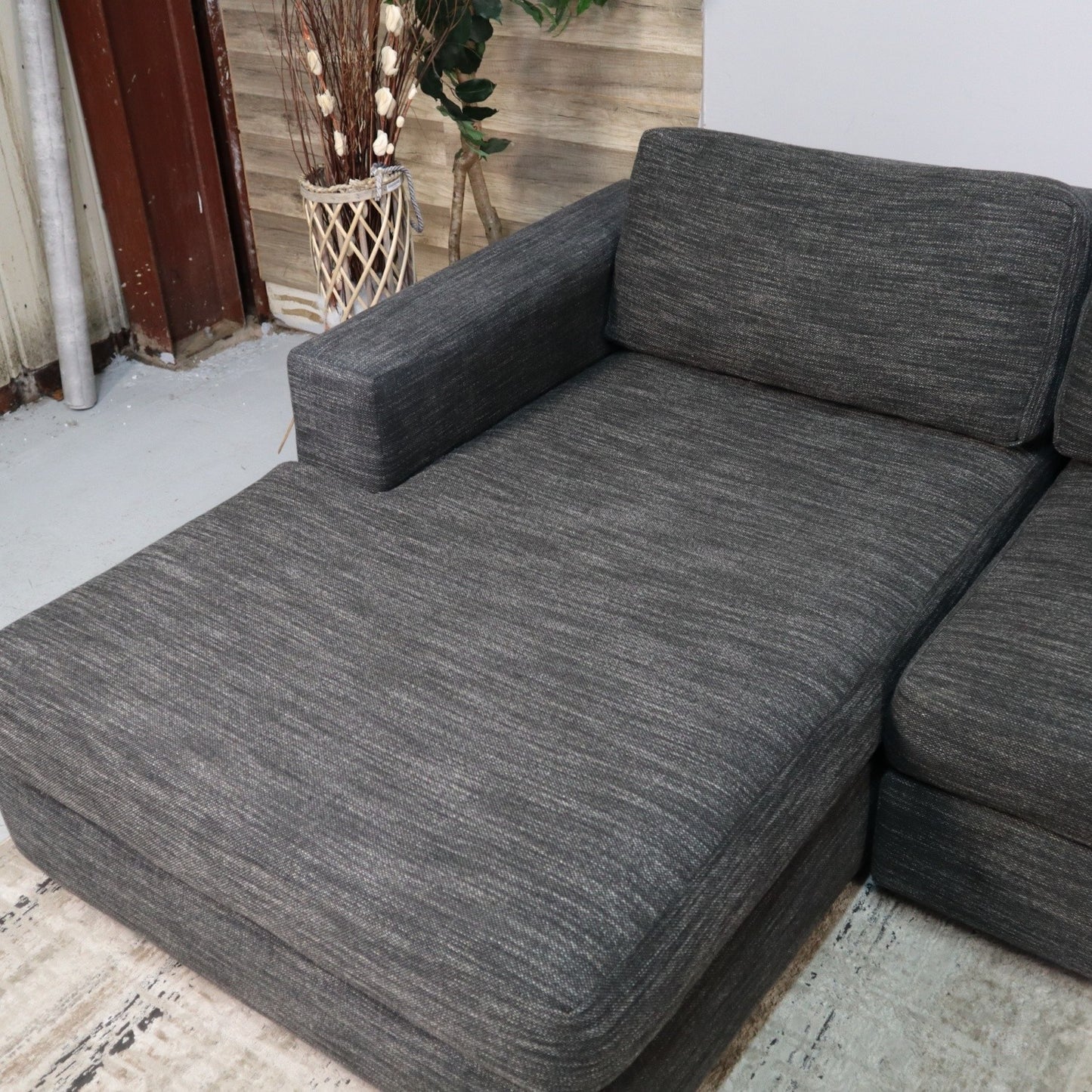 Grey West Elm Urban Sectional