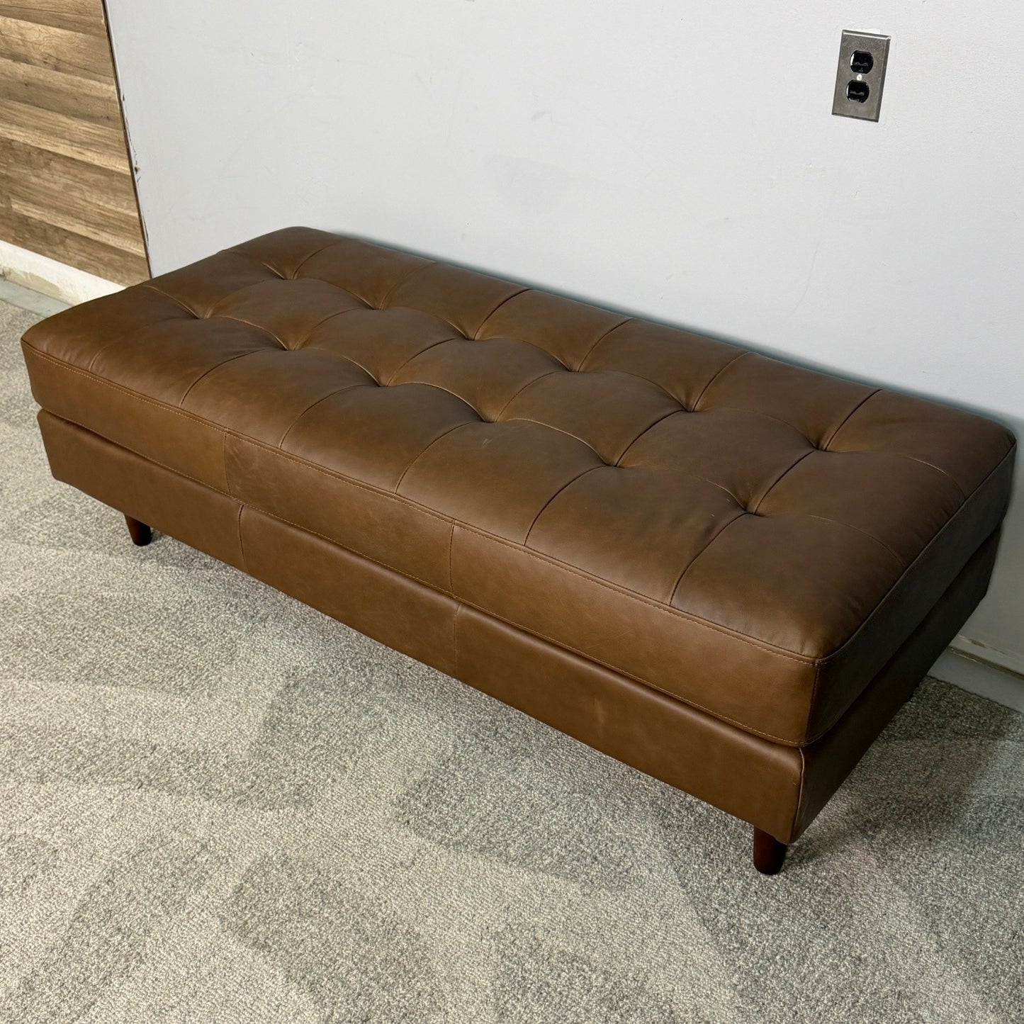 Article Sven 56" Tufted Leather Bench
